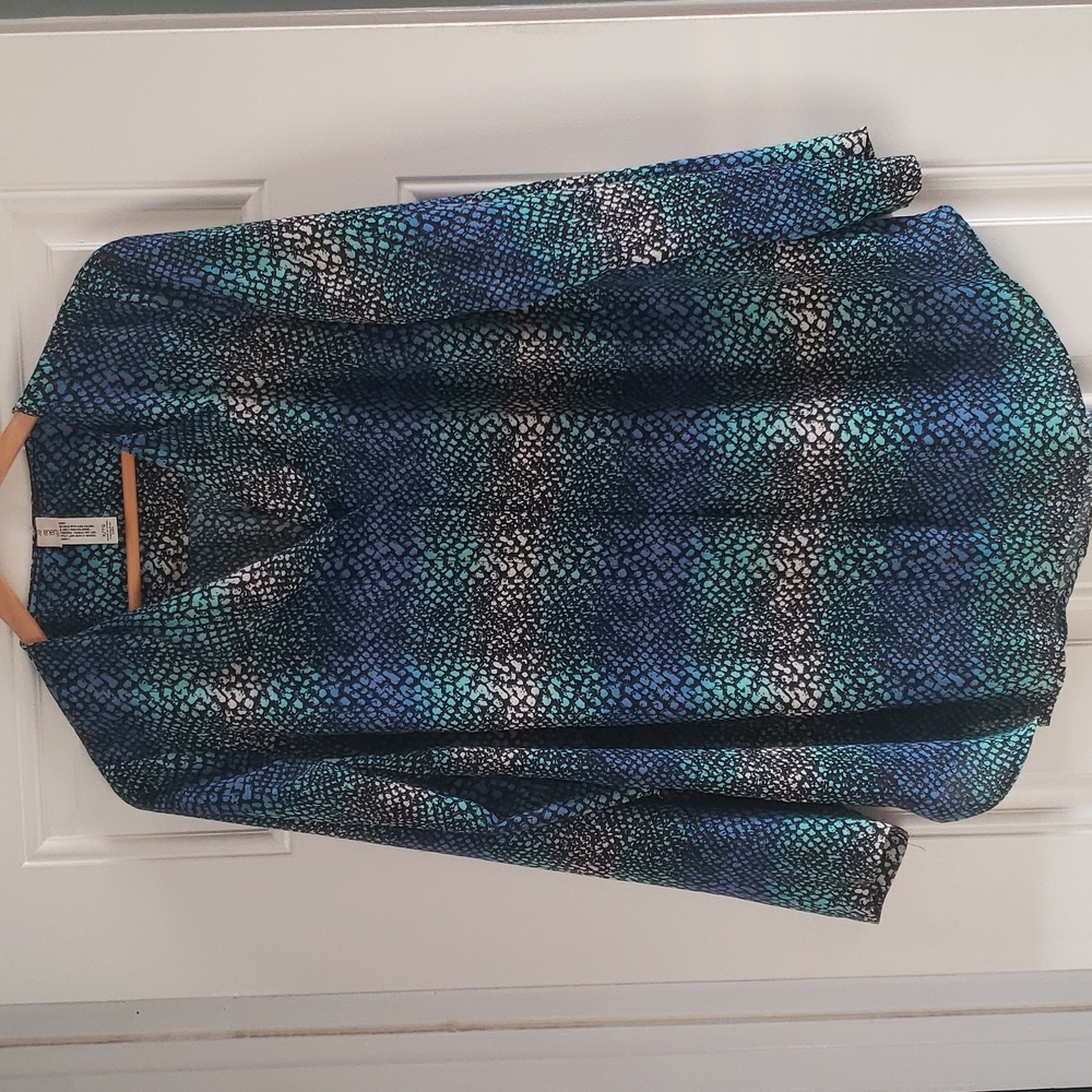Pure Energy Blouse Long Sleeves, converts into 3/4.  XL